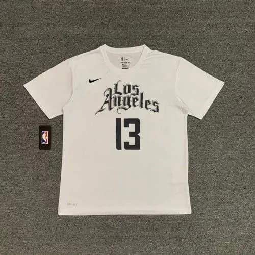 Nike Houston Rockets Jersey City Edition — 快船 13号乔治(城市白色)速干