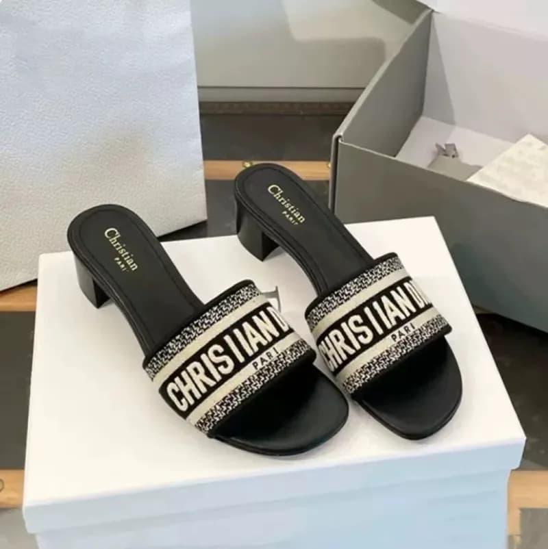 Dior B22 Slide Oblique Logo
