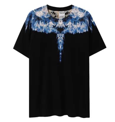 Versace Wings T-Shirt Ocean Wings Print