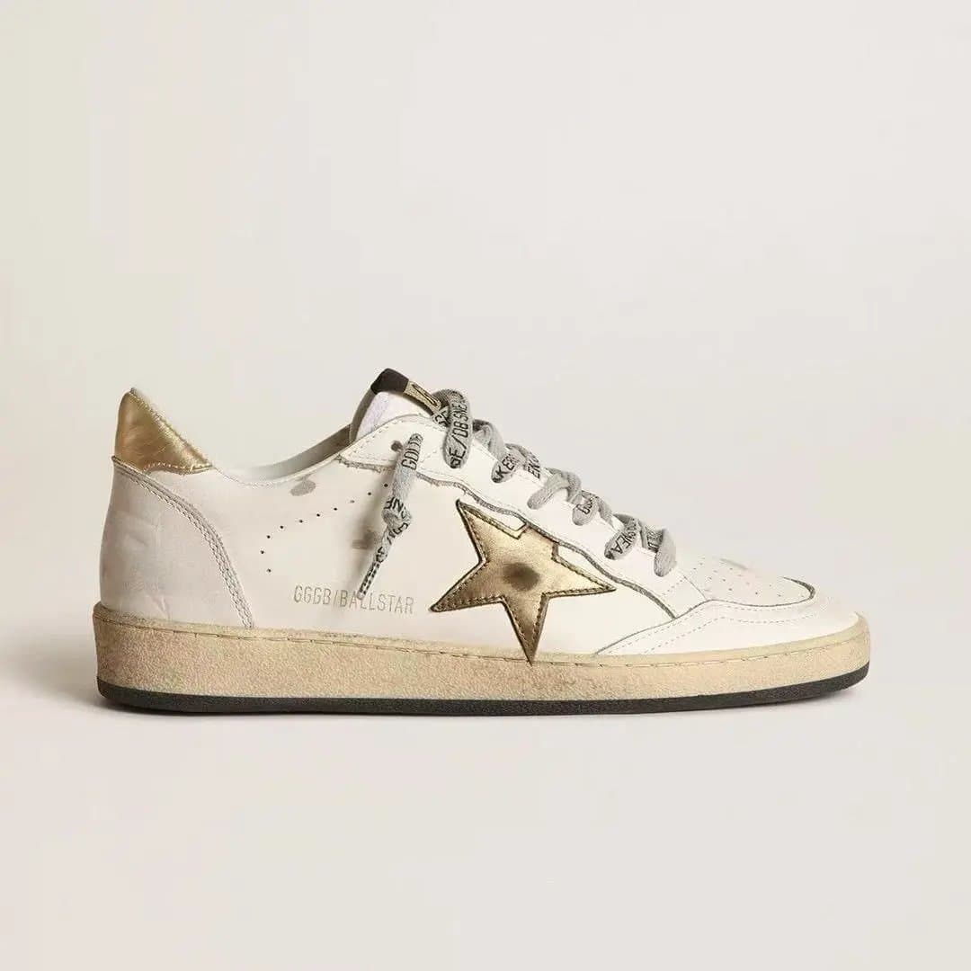 Golden Goose Superstar Glitter Heel — 金星金尾