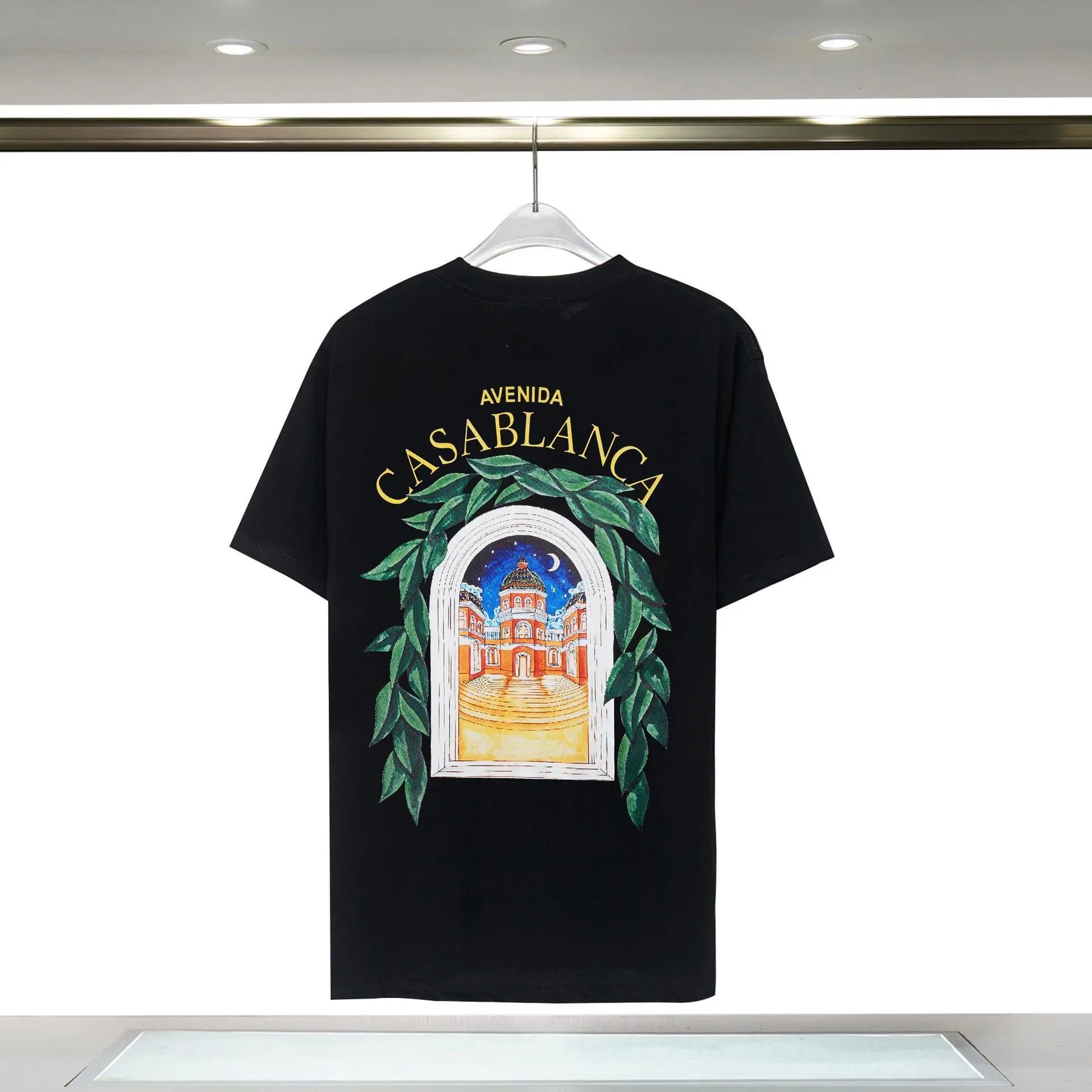 Casablanca Graphic Tee Rabbit Checkered — 8095黑