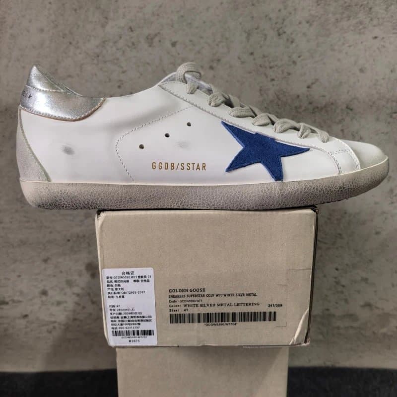 Golden Goose V-Star 2 Silver / Ice — 28-size47