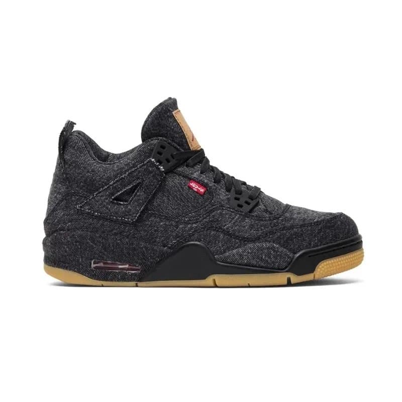 Air Jordan 4 Fire Red — Levi's Black AQ9103-001