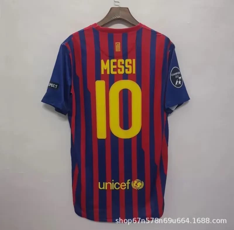 Home Jersey Messi 10 — 1112巴萨主场 定制10号
