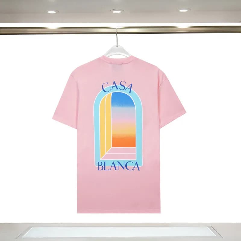Casablanca T-Shirt Unity Is Power Graphic — 8363 front and rear printing powder