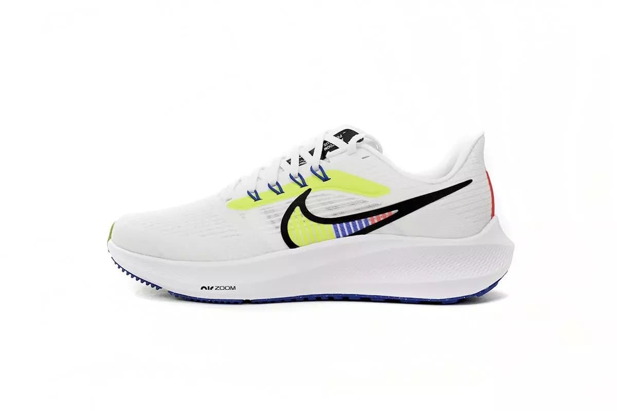 Nike Air Zoom Pegasus 38 UNC — White Volt Racer Blue DX1627-100