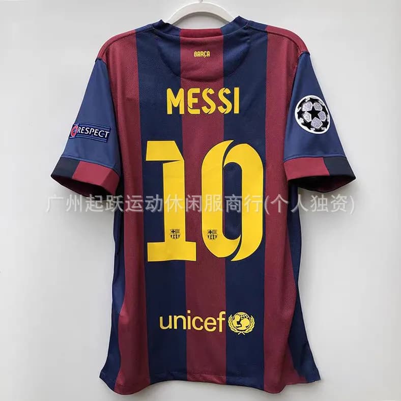 NBA FC Barcelona Home Jersey Messi #10 UEFA Champions League