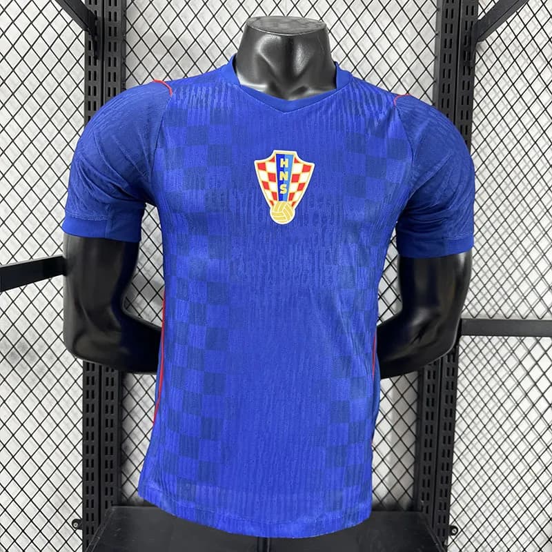 Spain National Team Jersey 2024 Away — 26克罗地亚客场