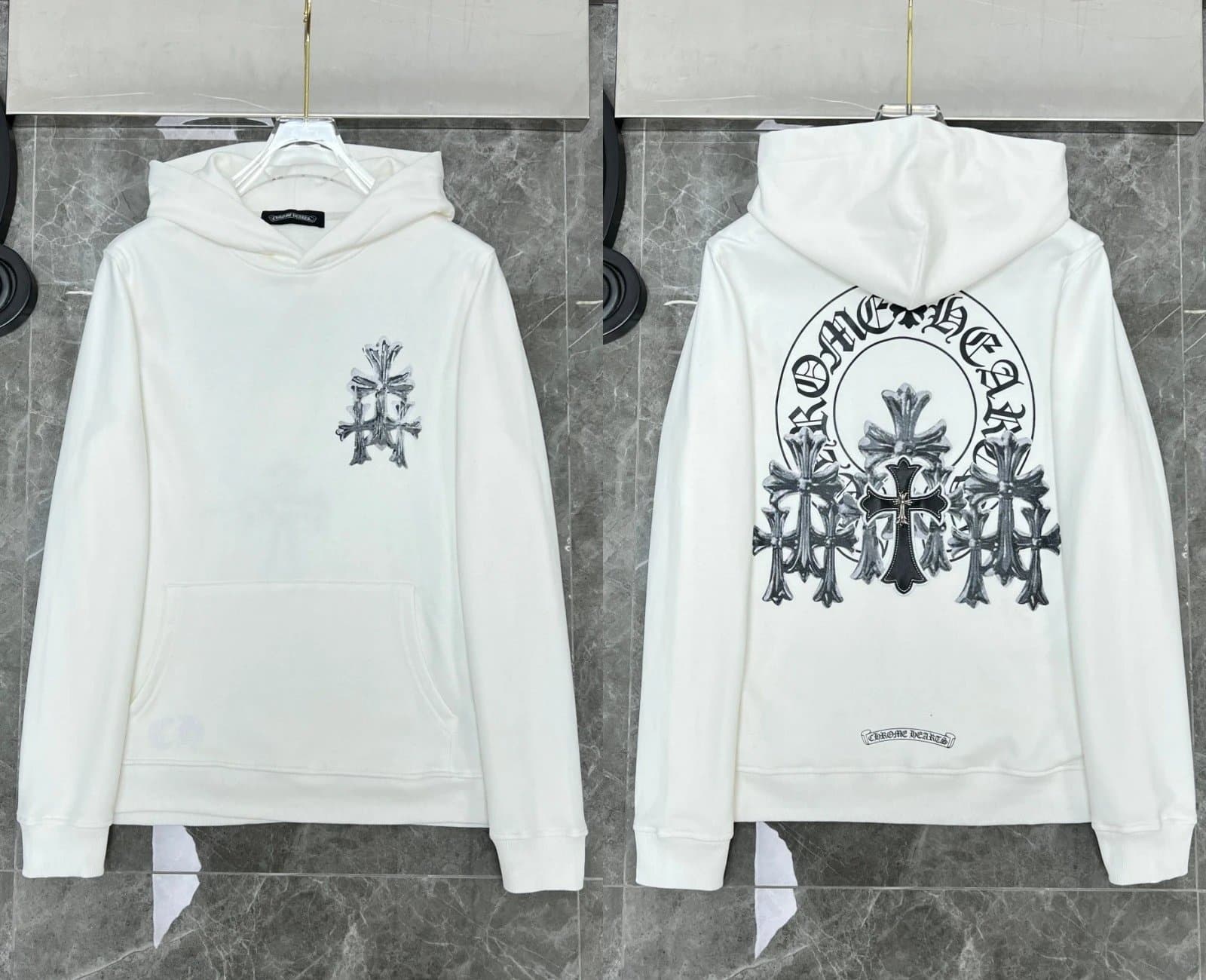 Chrome Hearts Hoodie Cross Logo