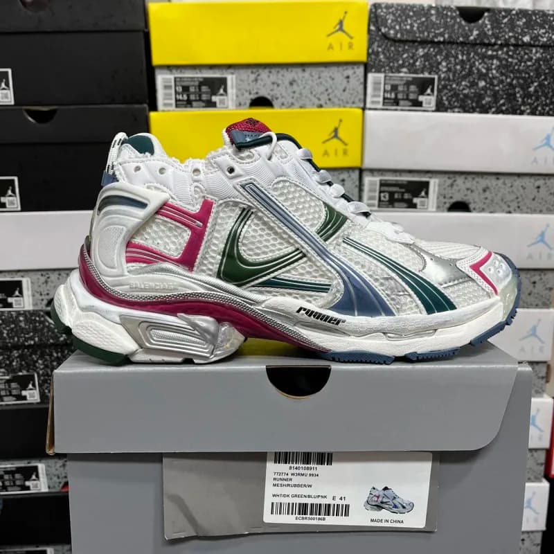 Balenciaga Speed Trainer Multicolor — 紫蓝白 9934