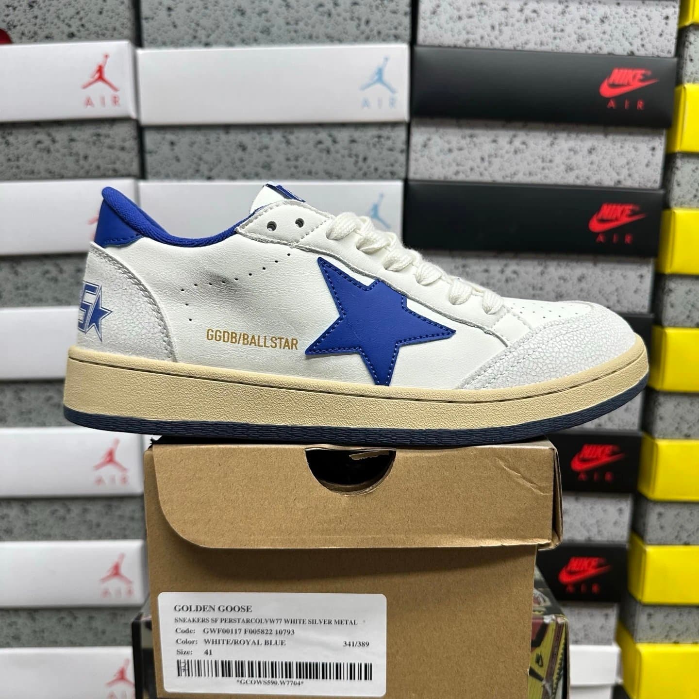 Golden Goose Ballstar Silver Glitter Star — BD版本 · 10793
