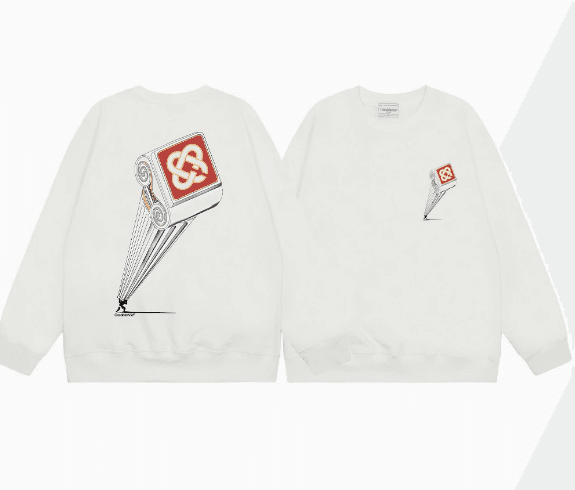 Cigarette Roll Sweatshirt Chrome Hearts Logo Print