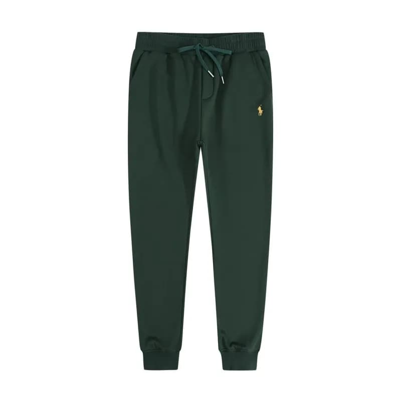 Polo Ralph Lauren Classic Fit Jogger Heather Grey — 裤子墨绿色金标