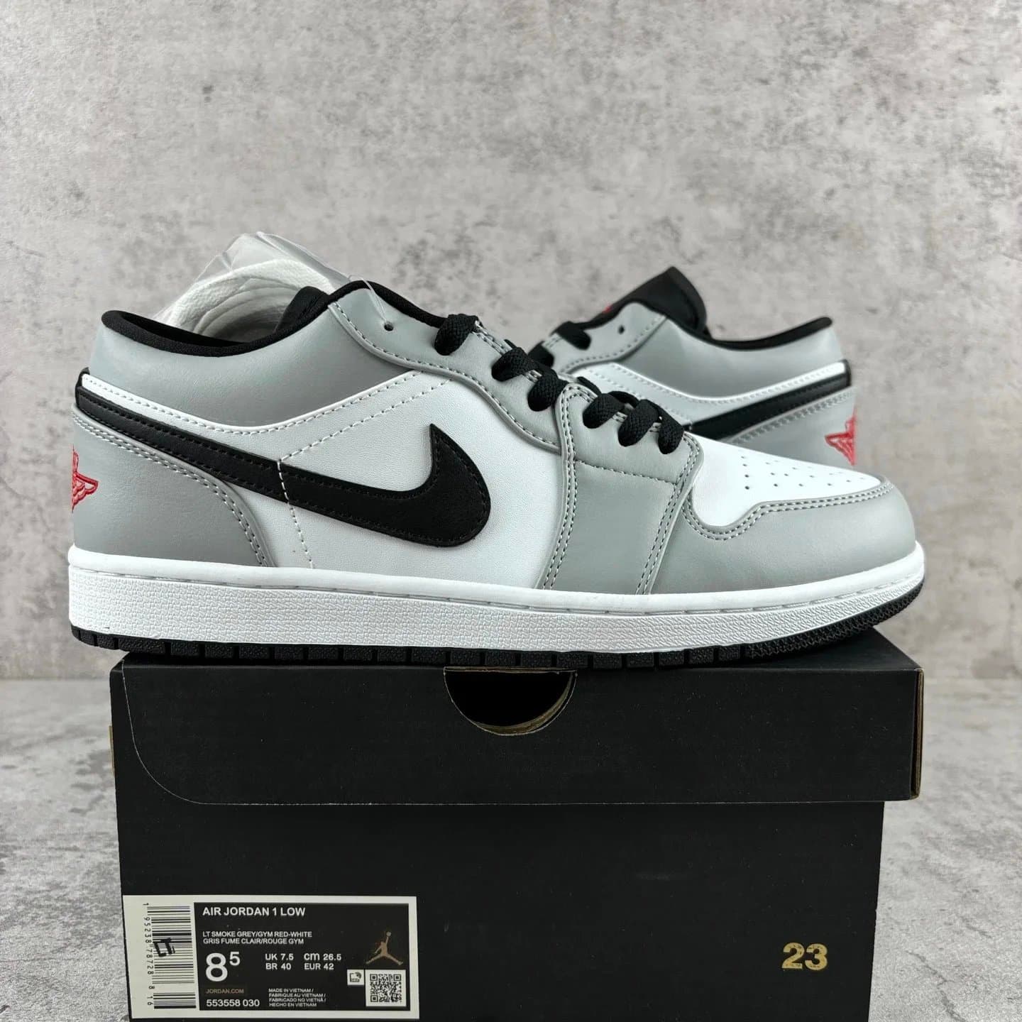 Nike Air Force 1 Low White/Navy — XP2.0 J1 low烟灰 553558-030