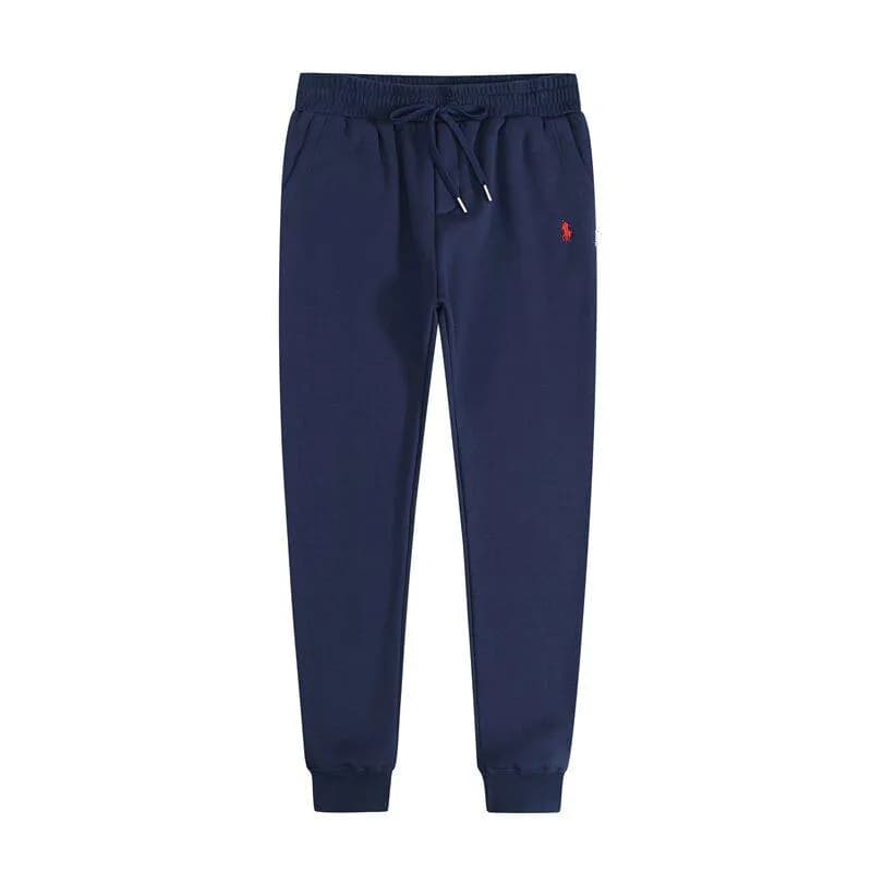 Polo Ralph Lauren Full-Zip Hoodie Heather Grey — 宝蓝红【加绒裤子】