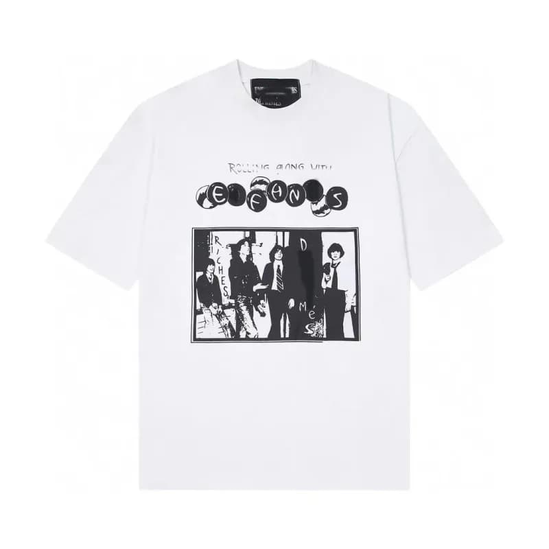 Off-White Graphic T-Shirt Rolling Along With The RICHES Print