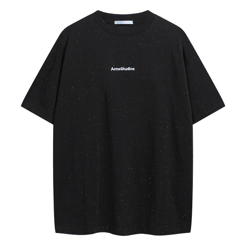Acne Studios Logo T-Shirt Script Logo — 黑色(AC908054)
