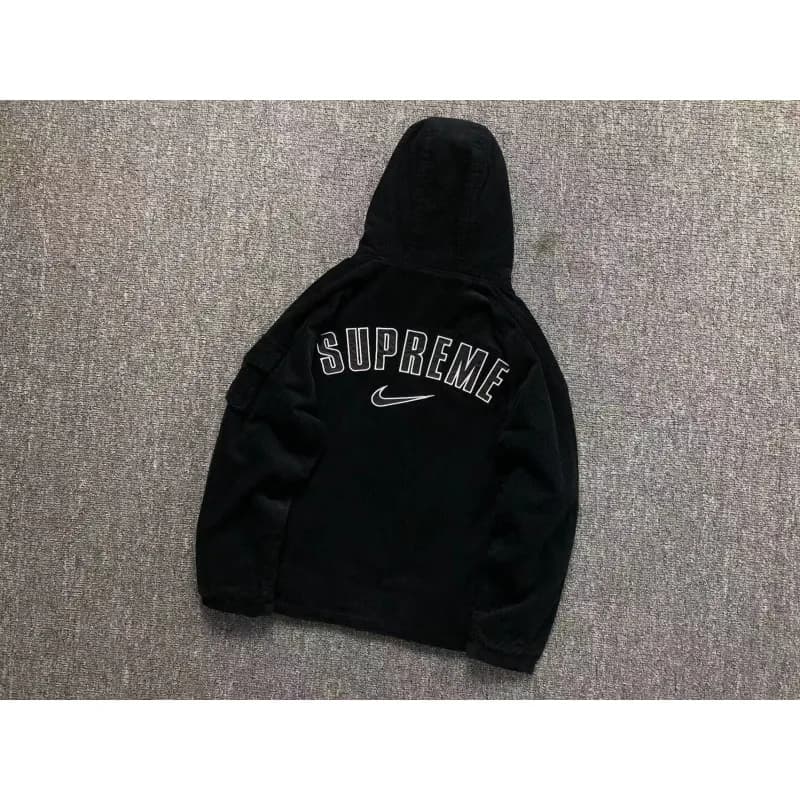 Supreme Zip-Up Hoodie Camo — D421#灯芯绒外套
