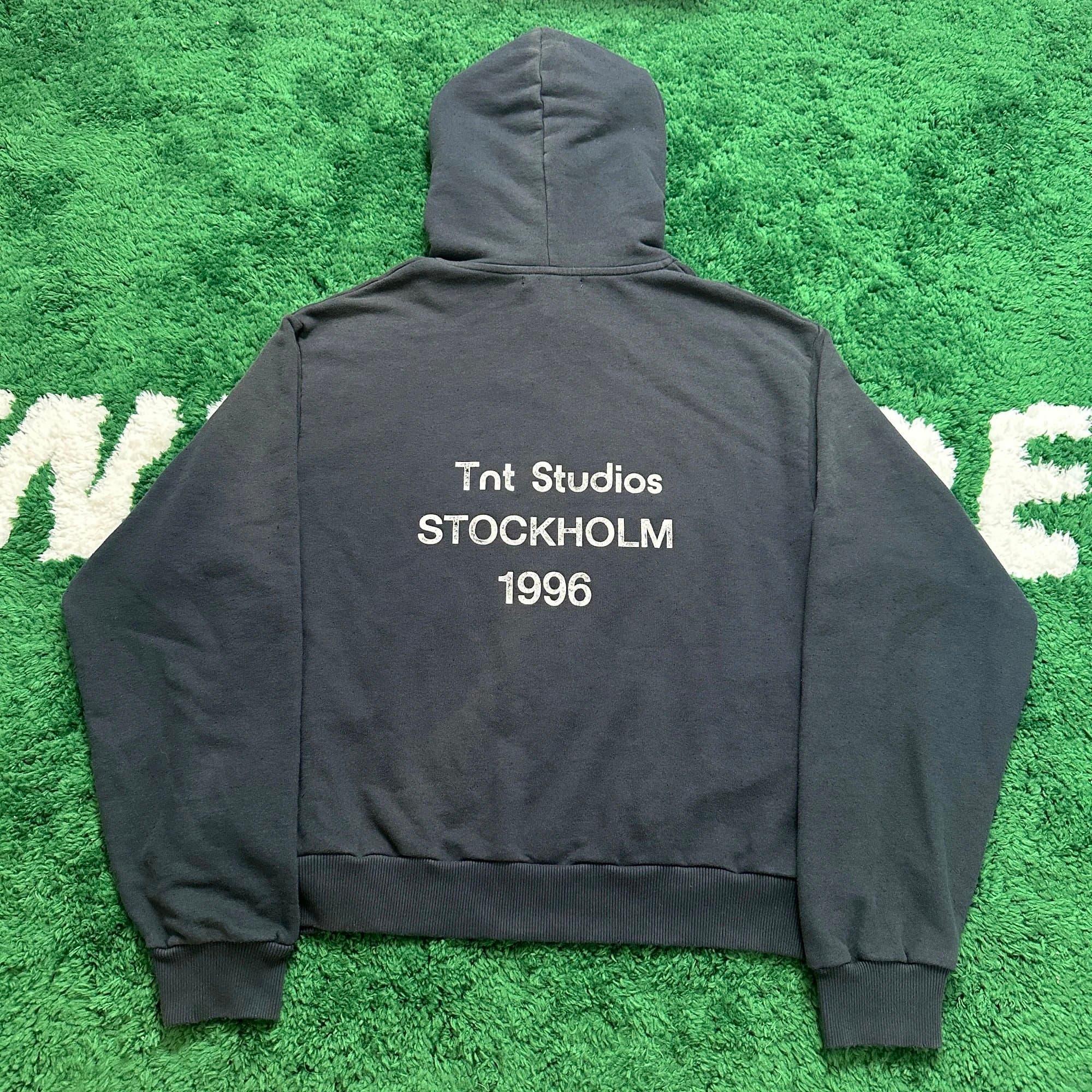 Corteiz Hooded Sweatshirt Stockholm 1996 — 1996连帽卫衣 黑色