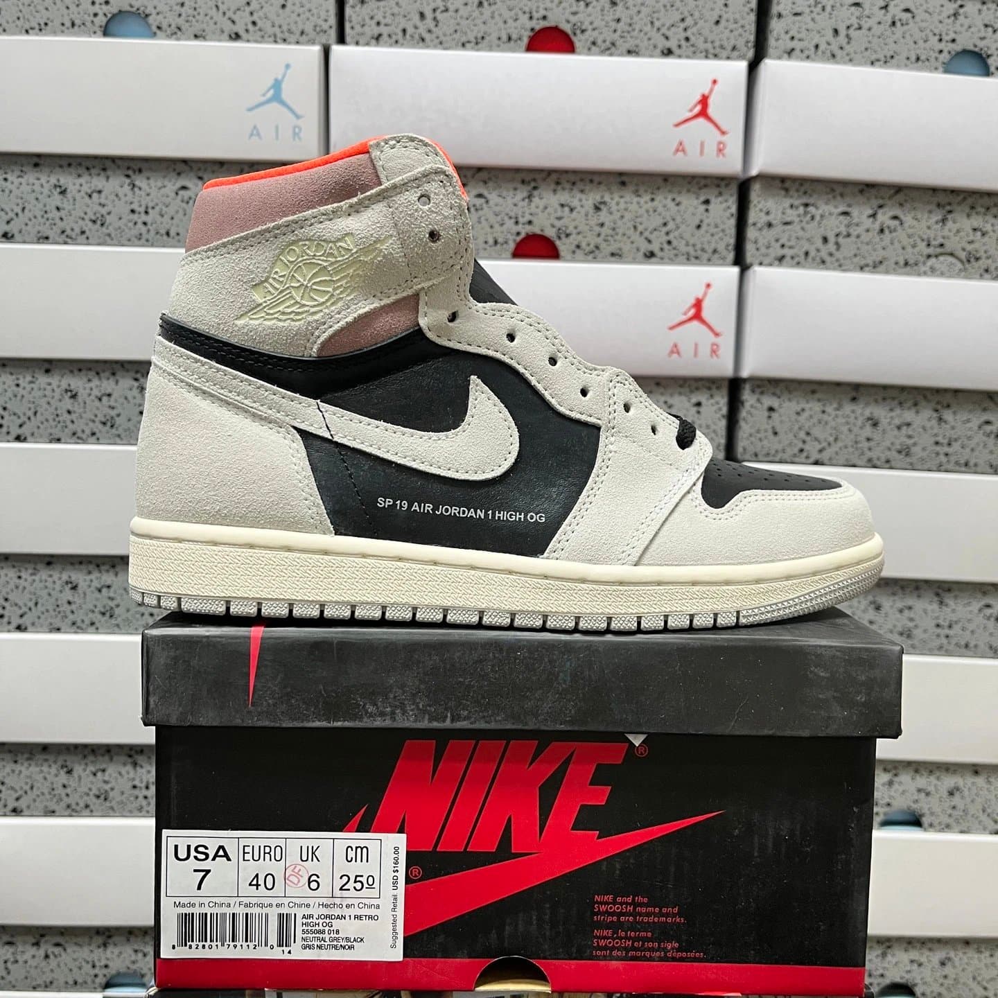 Air Jordan 1 High OG Bred Toe — 555088-018 丑小鸭