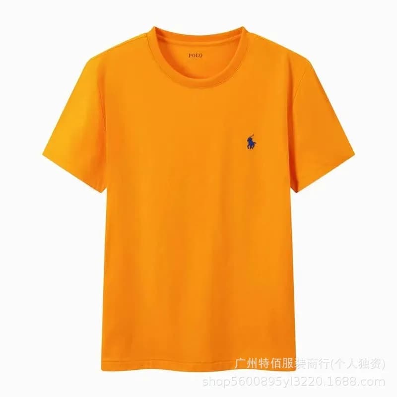 Polo Ralph Lauren T-Shirt Classic Fit — 橘色+蓝标