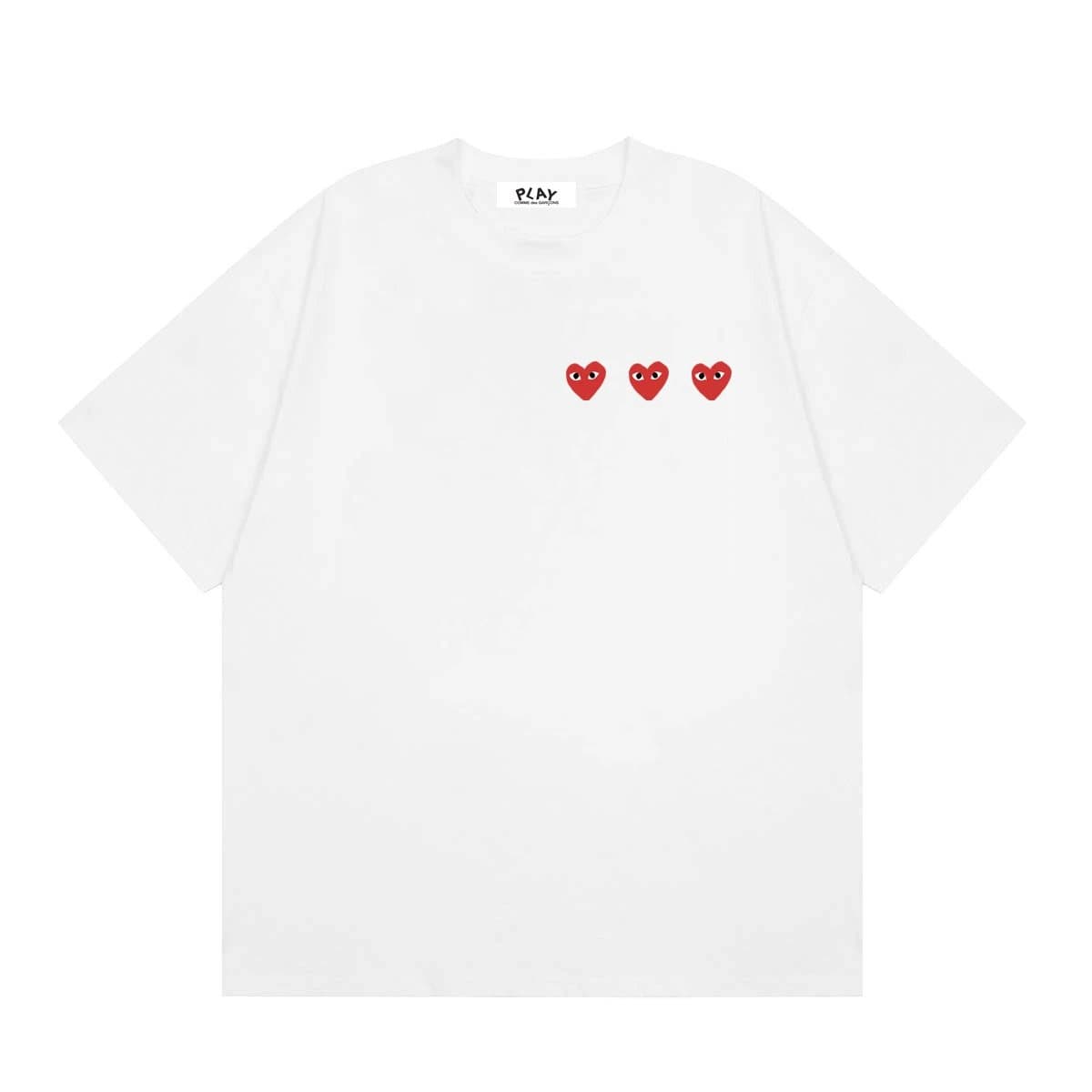 Comme des Garçons Heart Tee Camo Heart — CJ18白色