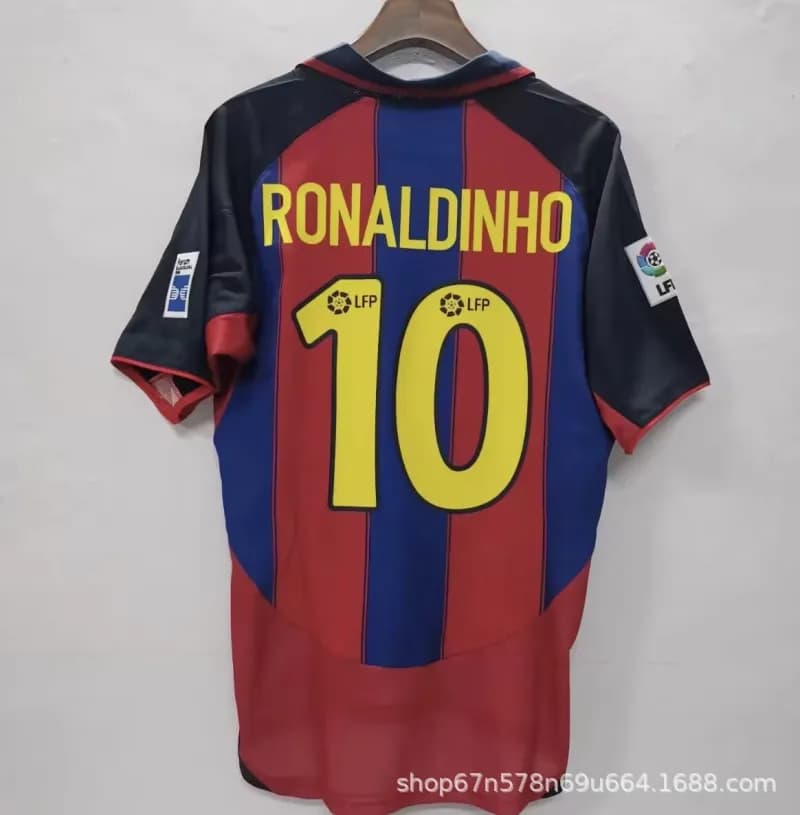 Home Jersey Messi 10 — 0304巴萨主场 定制10号