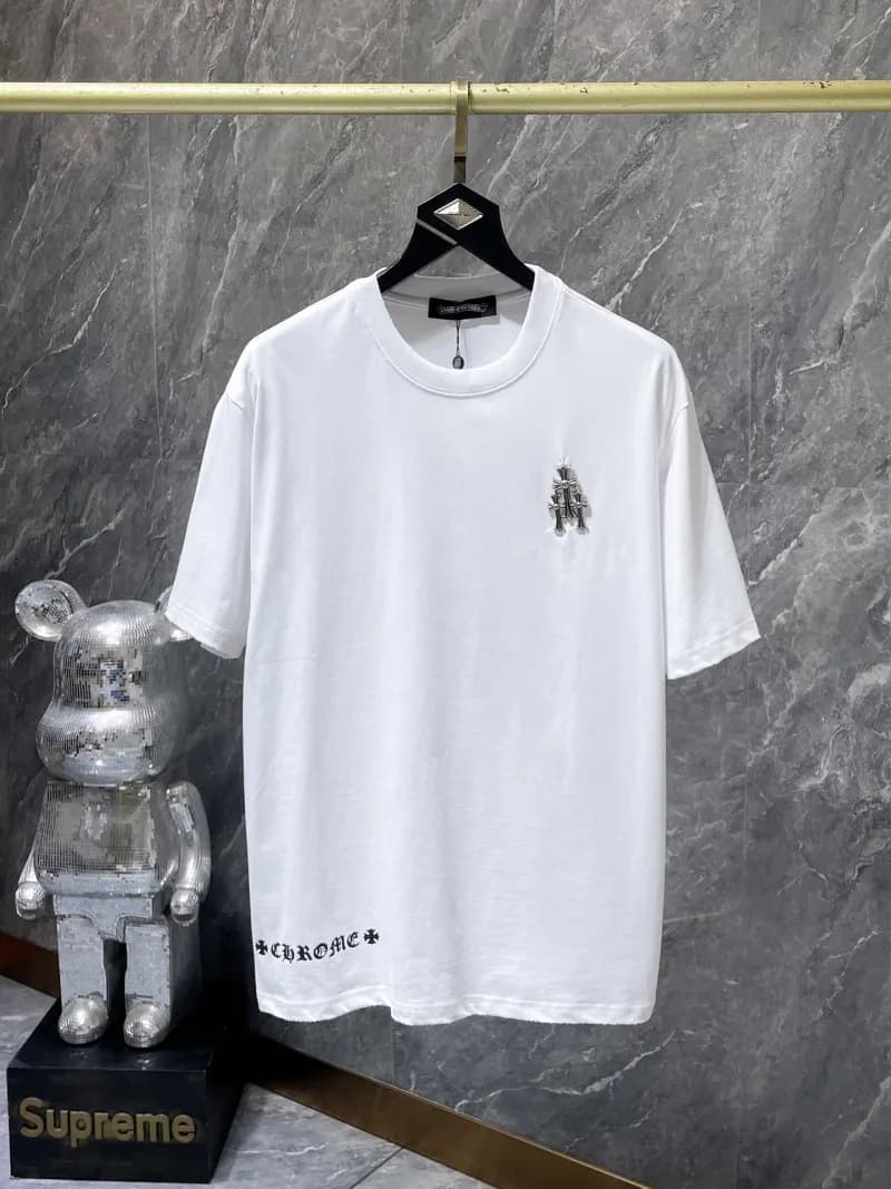 Chrome Hearts Star Tee Studded Star Print — White 8975