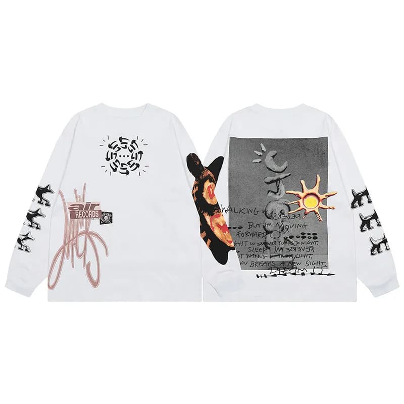 Travis Scott Cactus Jack Sweatshirt McDonald's x Off-White Collab — 053白色
