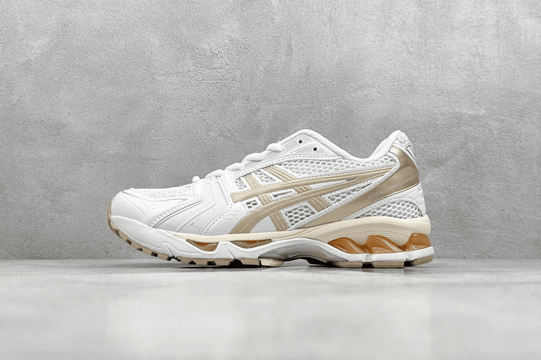 Asics Gel-Kayano 14 White Beige Orange