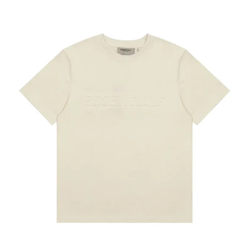 Fear of God Essentials Essentials Tee Metallic Logo — 2308杏色