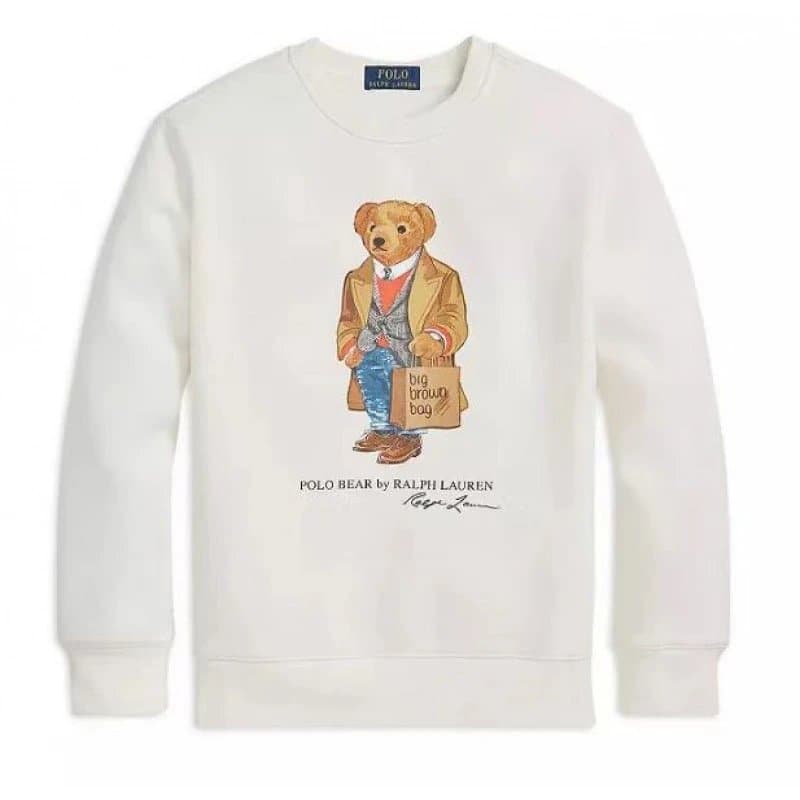 Polo Ralph Lauren Polo Bear Sweatshirt Off-White — Y1·白色