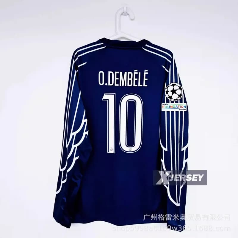 Nike Football Jersey Kang In No. 19 — 24-25巴黎三客长袖10号球星加欧冠球公平条