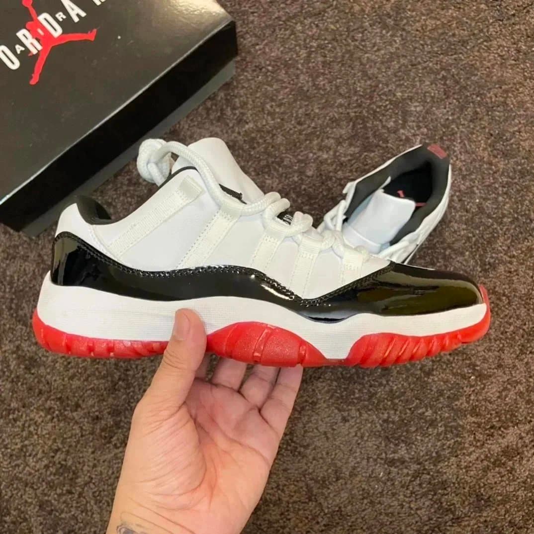 Air Jordan 11 Cool Grey — WM版本 · AJ11 Low 黑红 AV2187-160【40-47.5】