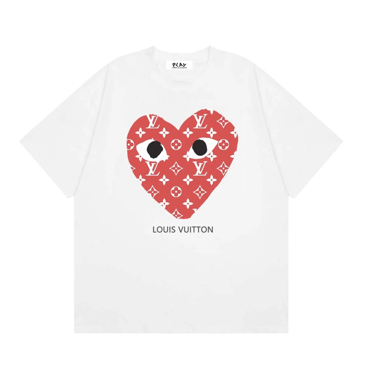 Comme des Garçons Heart Tee Camo Heart — CJ10白色