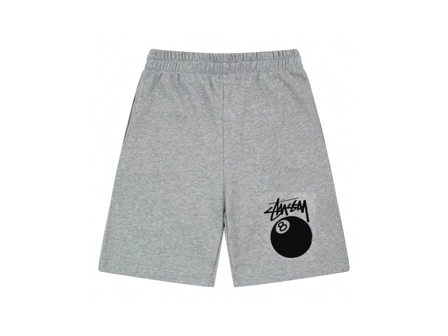 Stüssy Logo Shorts White Script — 17
