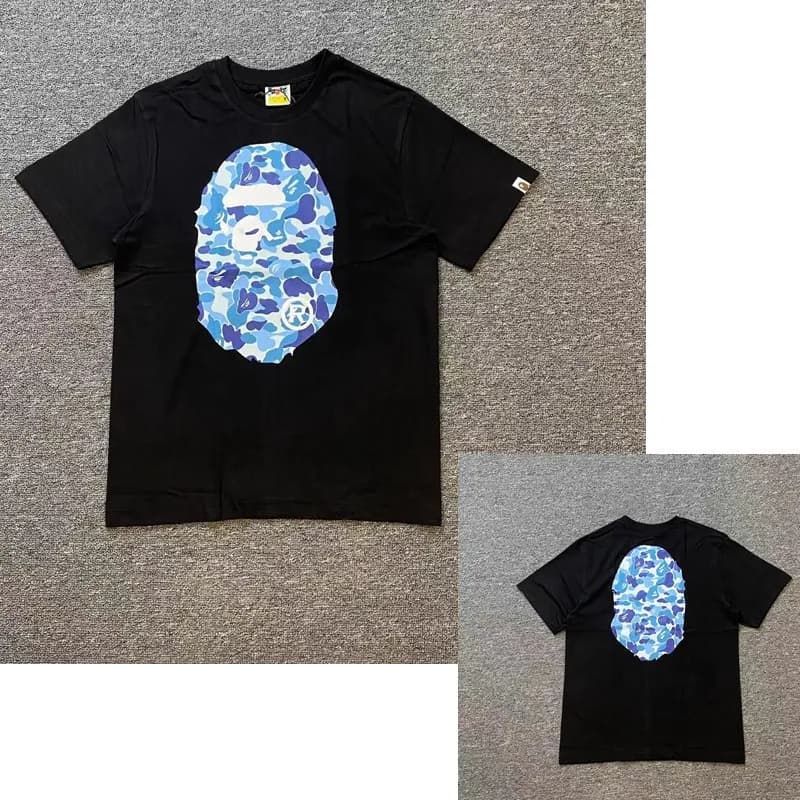 BAPE Ape Head Tee Brown Ape Head — 1002黑蓝