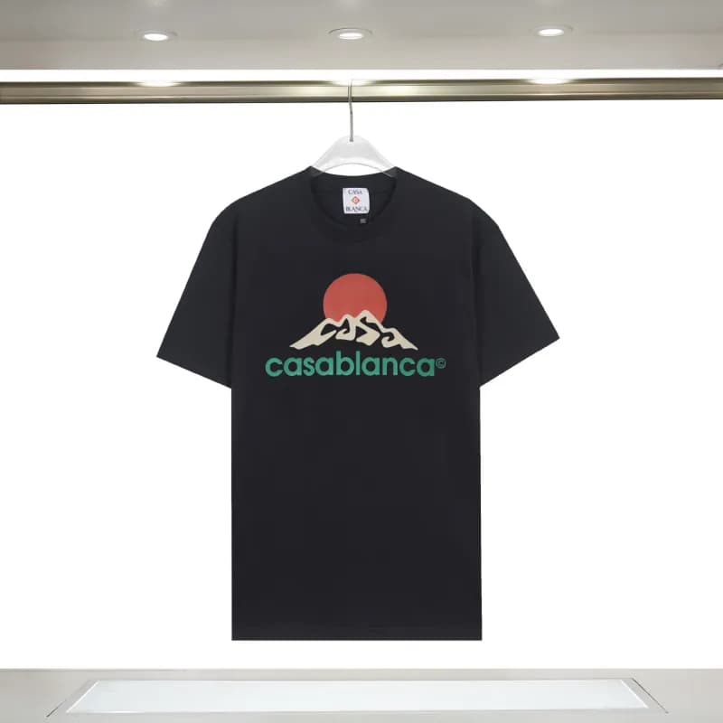 Ringer T-Shirt Celine Paris Logo — 885 black