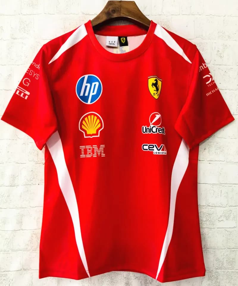 Ferrari Team Hoodie Sponsor Logo Panel — 新款2026 new Ferrari 法拉利3