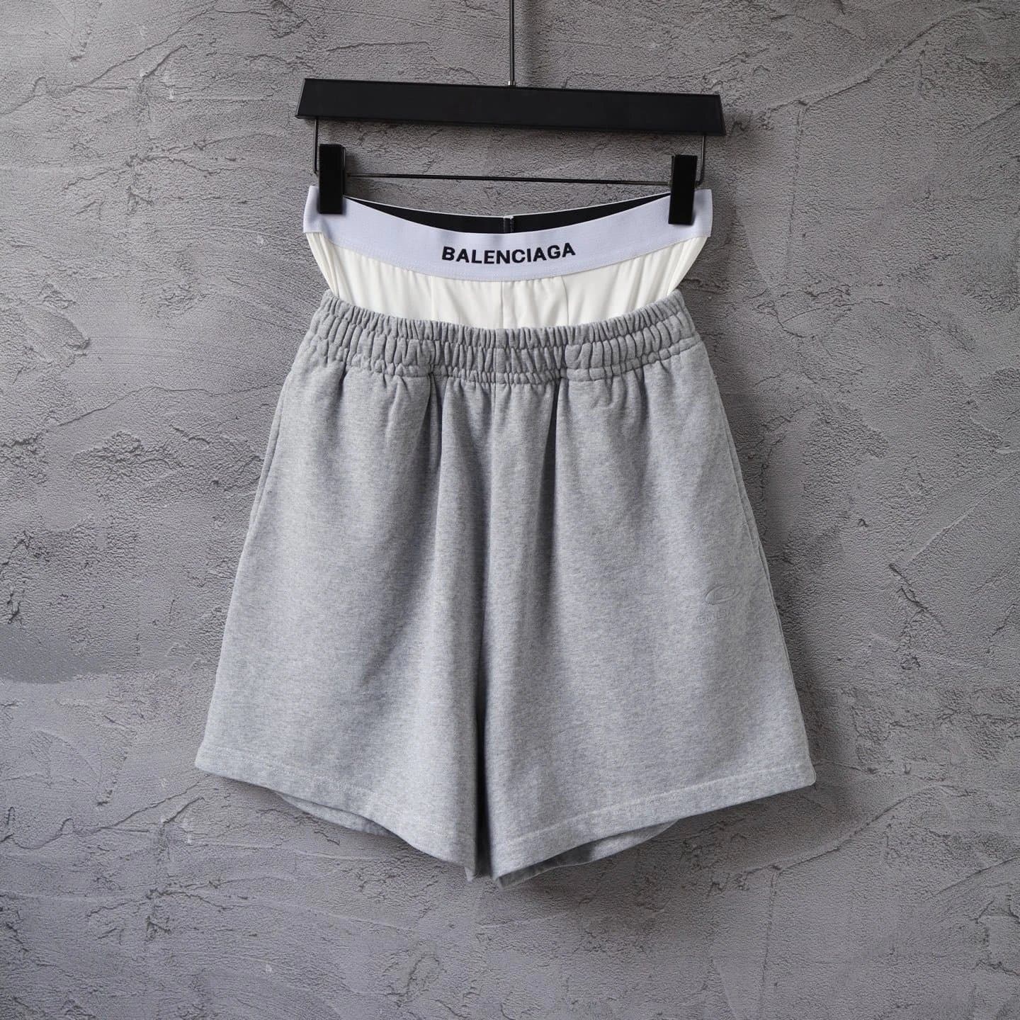 Balenciaga Logo Shorts Black Waistband — 6