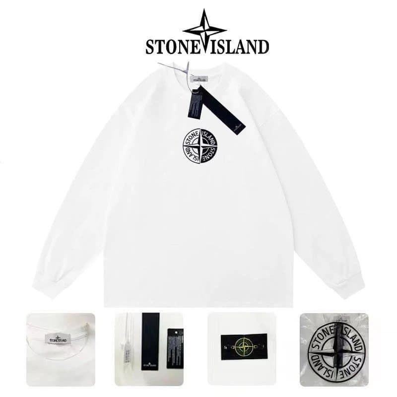 Stone Island Crewneck Sweatshirt Compass Patch — A24