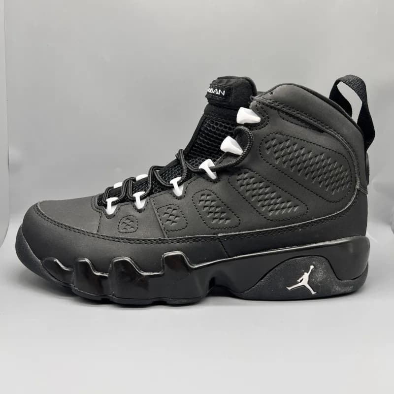 Air Jordan 9 White Grey Red — Aj9-black and white buckle