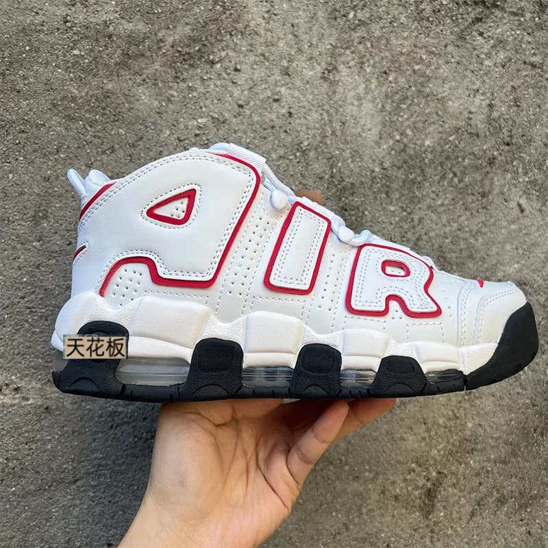 Nike Air More Uptempo White Red