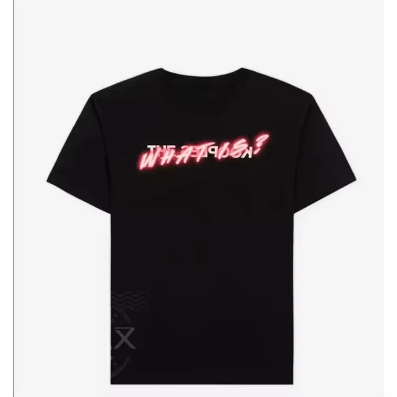 Logo T-Shirt Red Print — 4-black