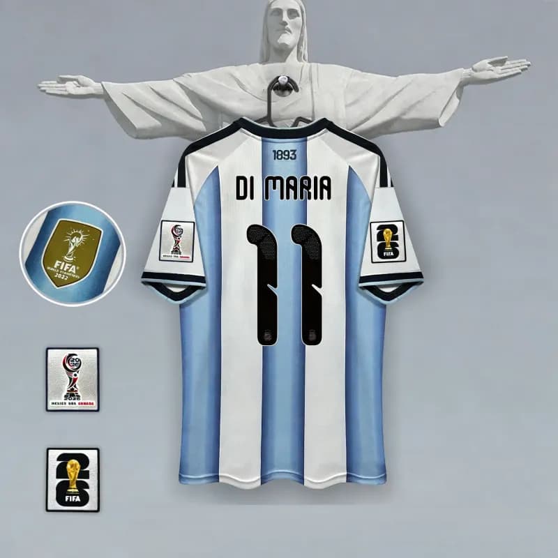 Spain 2006 World Cup Away Jersey Pedro #20 — 2627阿根廷主场11号球星