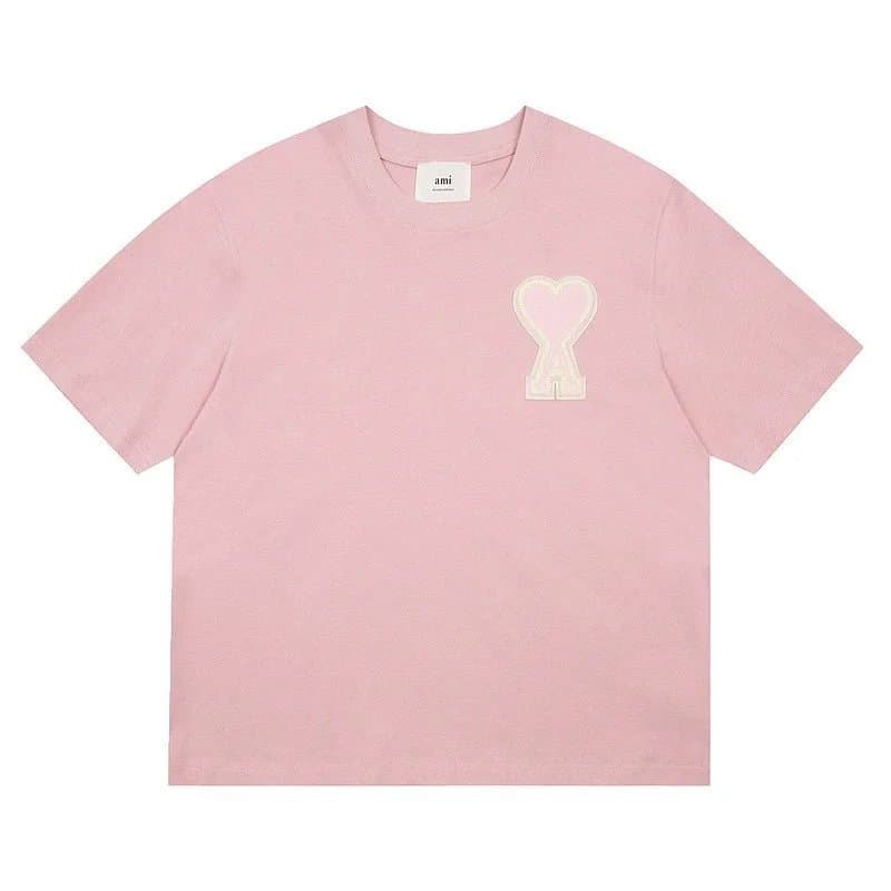 AMI Paris Logo T-Shirt Heart A Patch — 13
