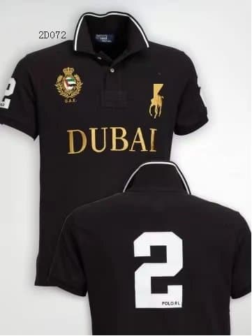 Polo Ralph Lauren Polo Shirt Chicago Number 3 — 迪拜黑色