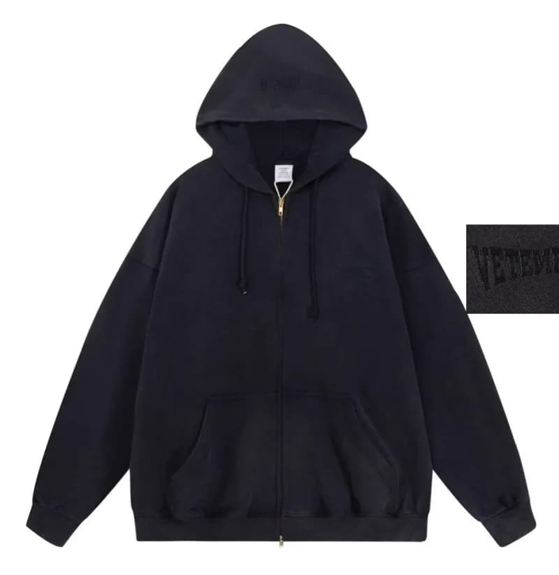 Off-White Zip-Up Hoodie Cherry Tag — 19
