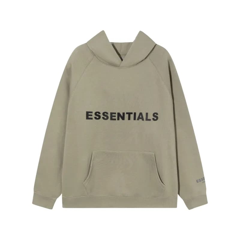 Fear of God Essentials Essentials Set Olive Green Logo — 907卡其