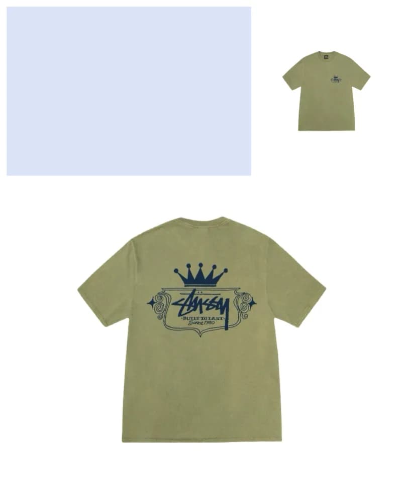 Stüssy Talking Heads Tee Graphic Print — 2005绿色